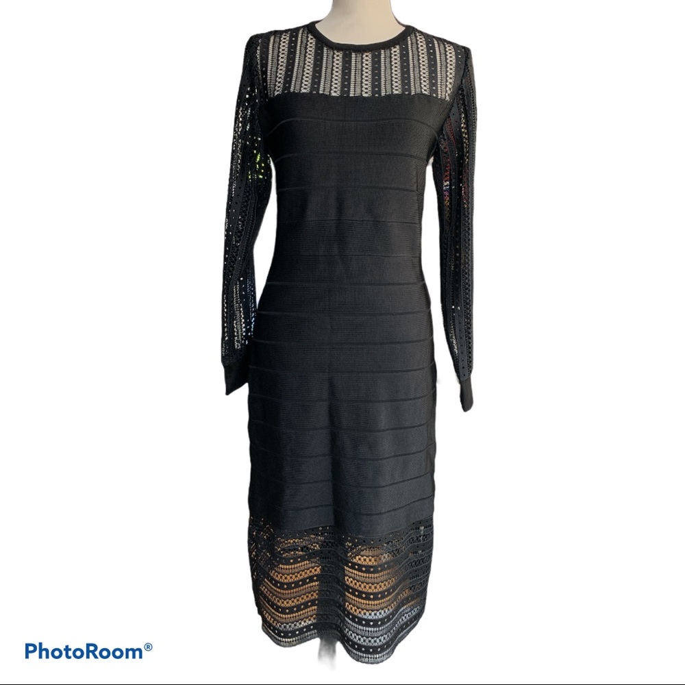 French Connection knitted bodycon dress size 10